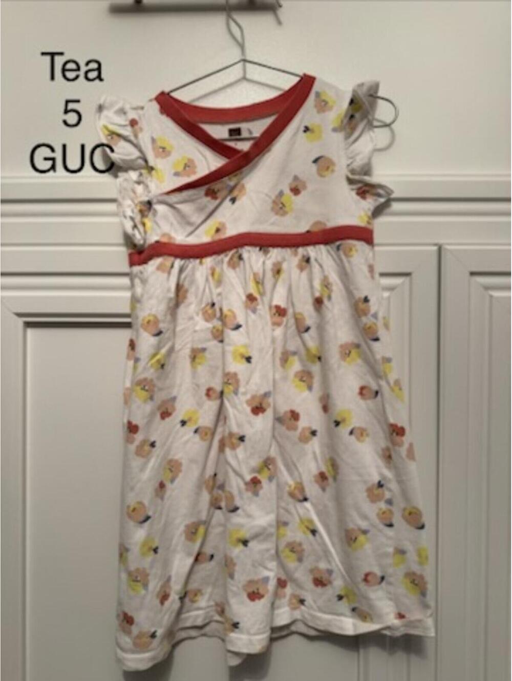 Tea Collection Girls Floral Print Dress Size 5
